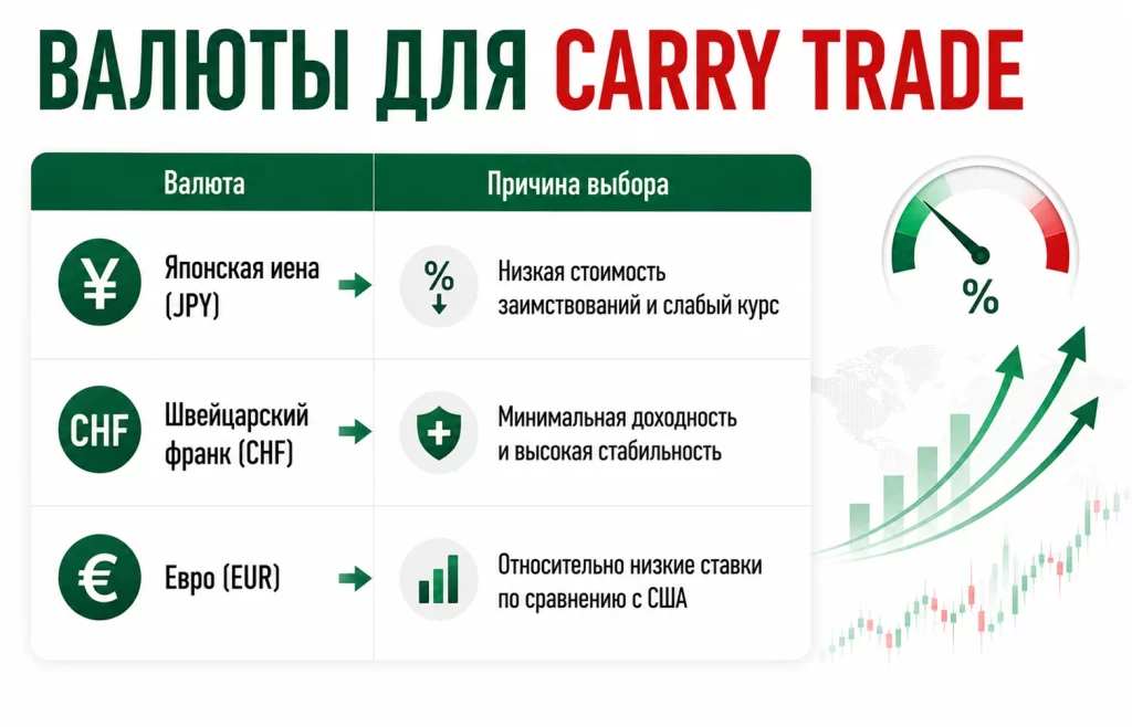 Carry trade снова в центре внимания: Goldman Sachs назвал лучший момент 3 Валюты, которые goldman sachs считает наиболее подходящими для carry trade