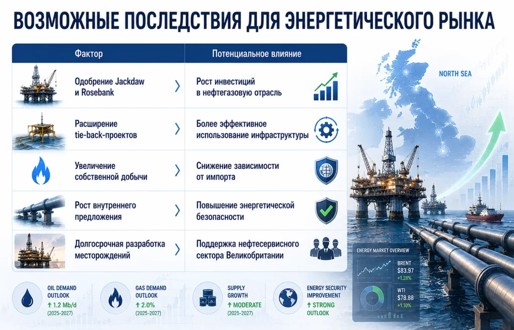 Возможные последствия для энергетического рынка