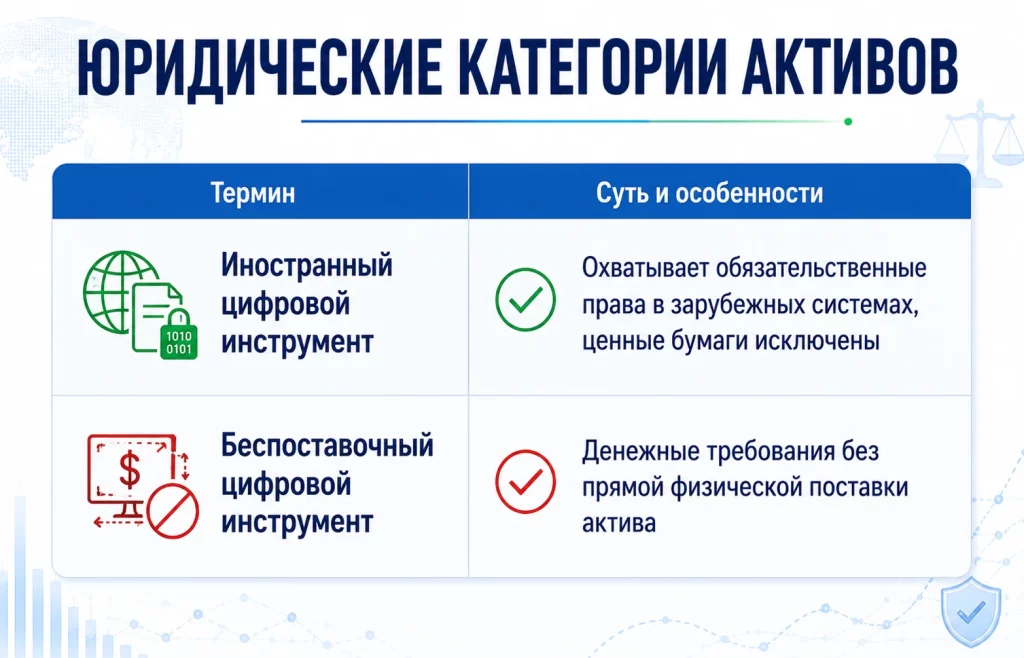 Легализация стейблкоинов в России: как изменится рынок USDT и USDC 1 Юридические категории активов