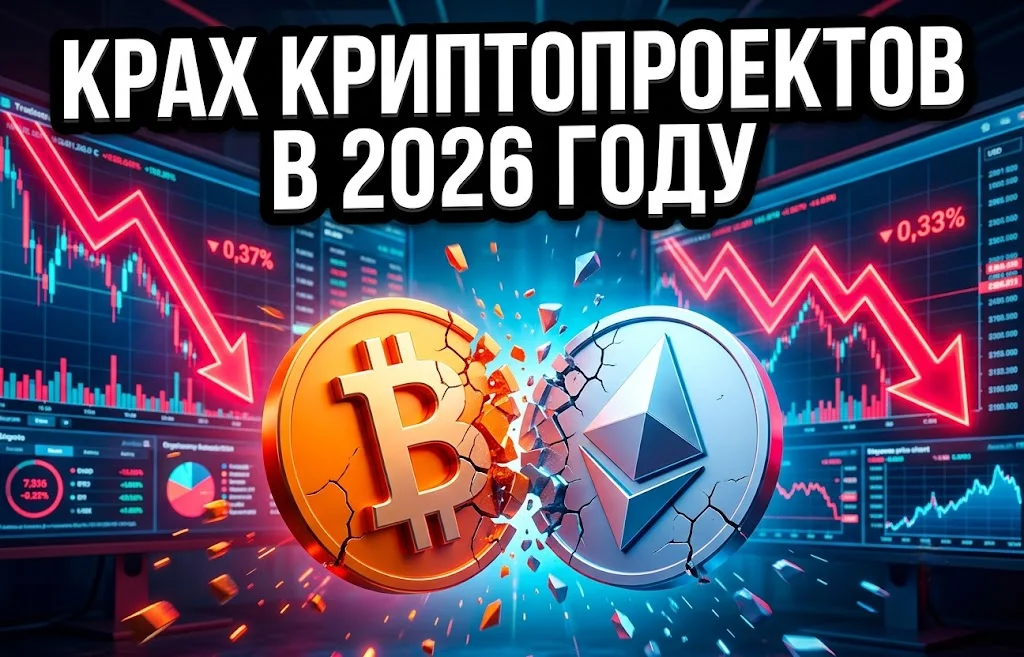 Закрытие криптопроектов в 2026 году: крах Web3