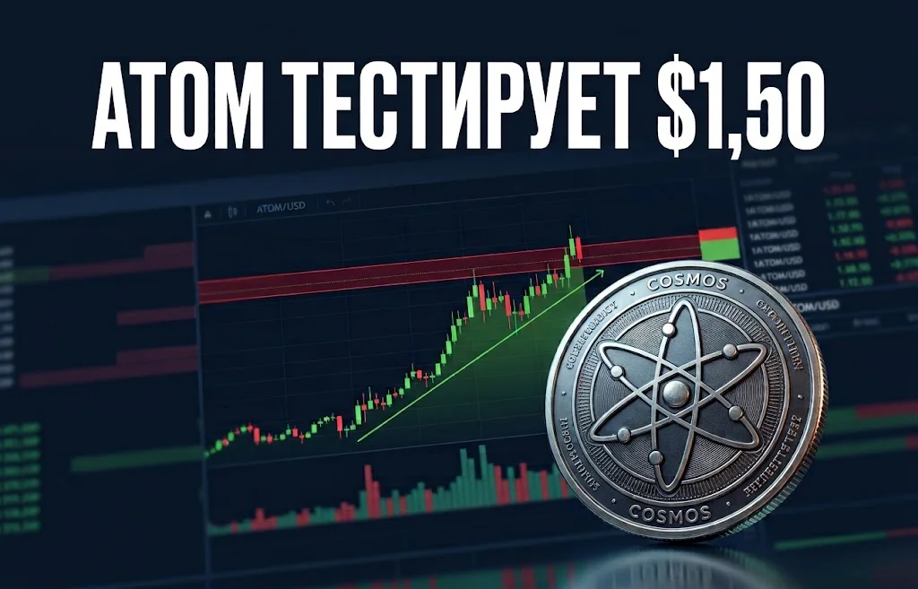 ATOM у $1,50: рост продолжится или рынок готовит ловушку?