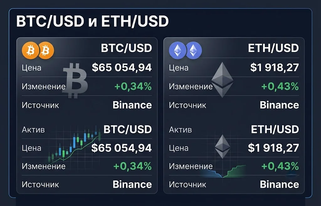 Btc usd и eth usd
