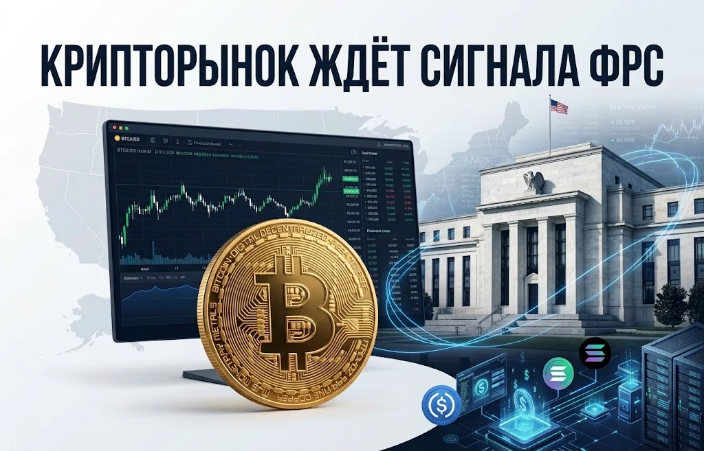 Дайджест криптоновостей за 17.08.2026: рынок ждёт ФРС