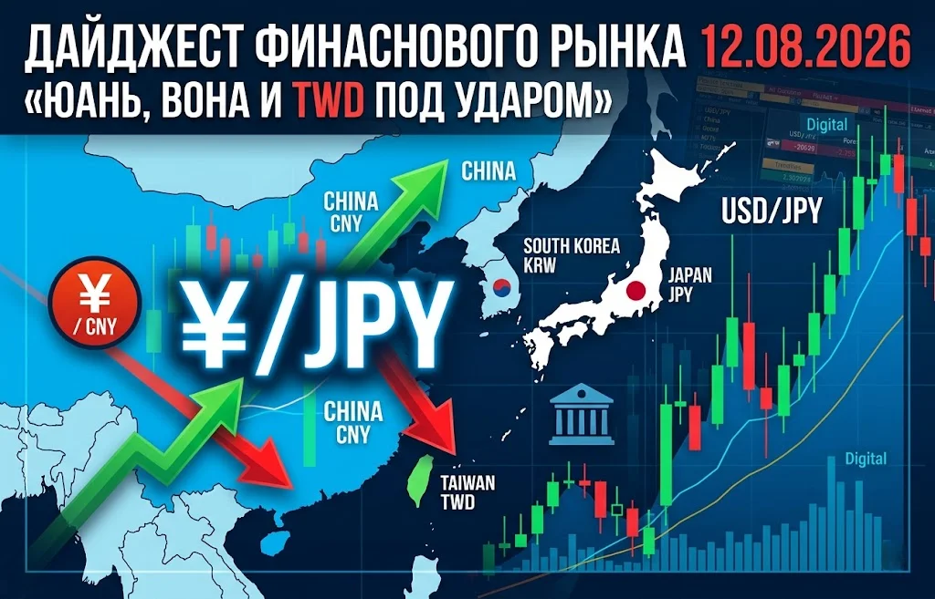 Дайджест рынка Forex за 12.08.2026: JPY и CNY