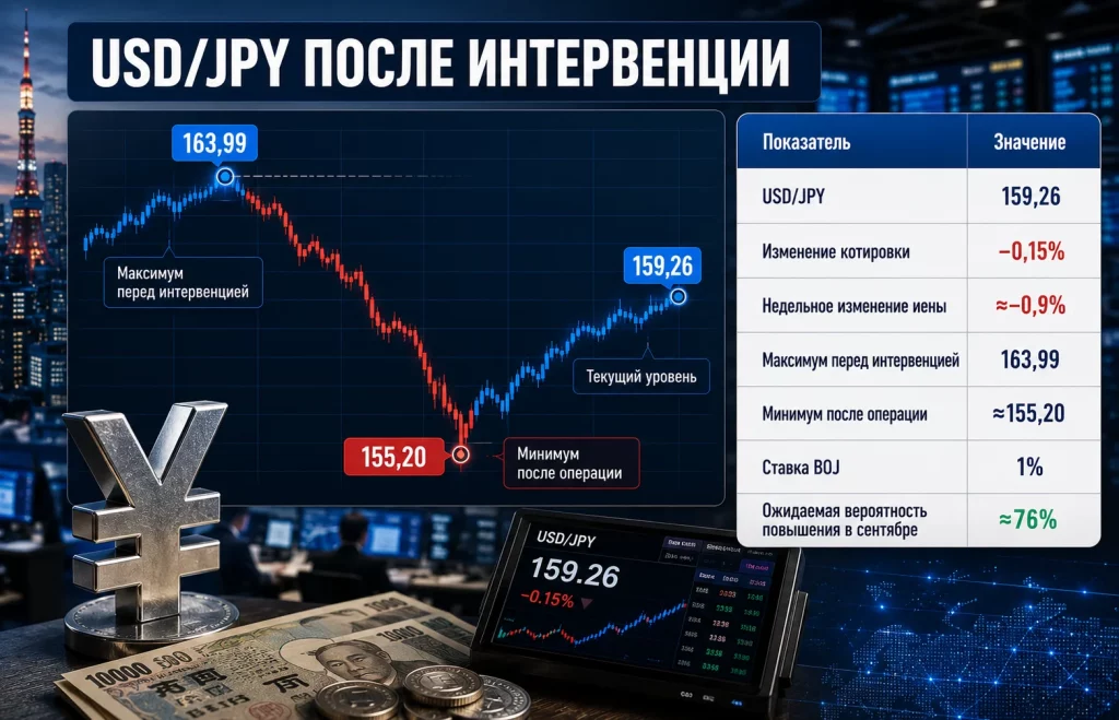 Carry trade с JPY возвращается после интервенции Японии 1 Динамика usd jpy после интервенции