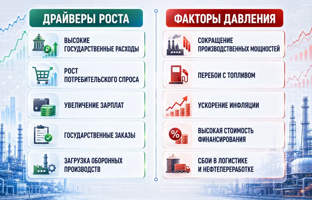 Драйверы роста и факторы давления