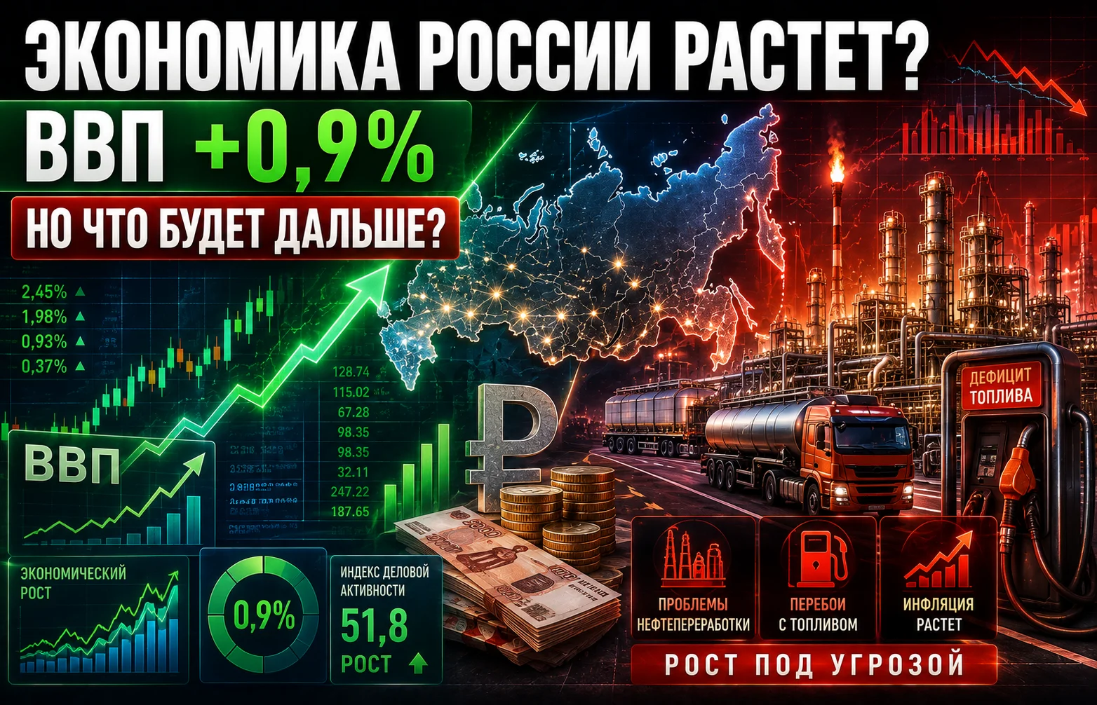 Экономика России растет: что будет дальше с ВВП?