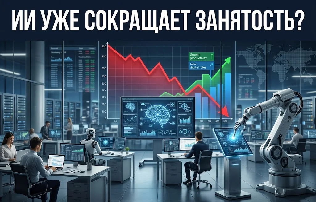 ИИ и рынок труда: компании начали сокращать занятость