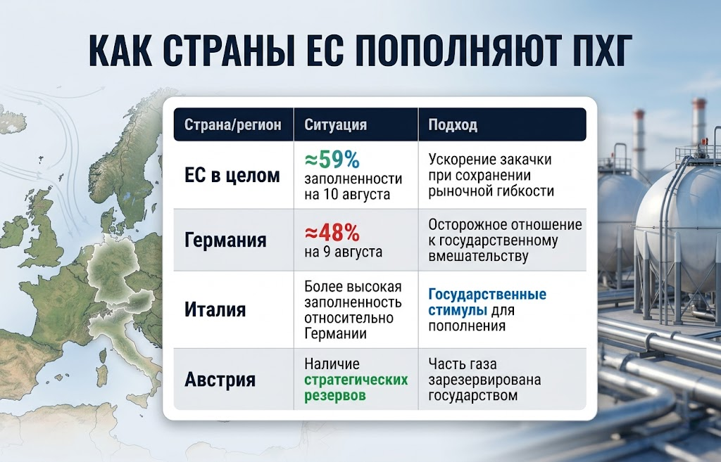 Как страны ес пополняют пхг