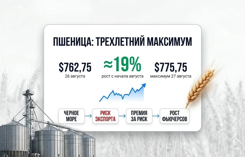 Цены на пшеницу взлетели: рынок ждет нового шока