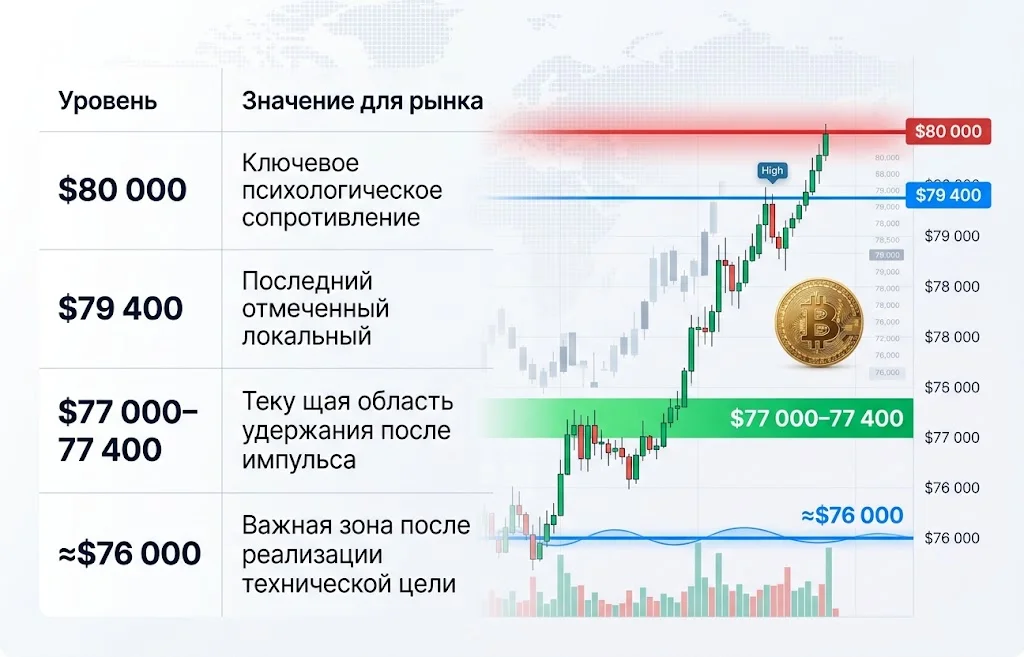 Ключевые уровни btc 21.08.2026