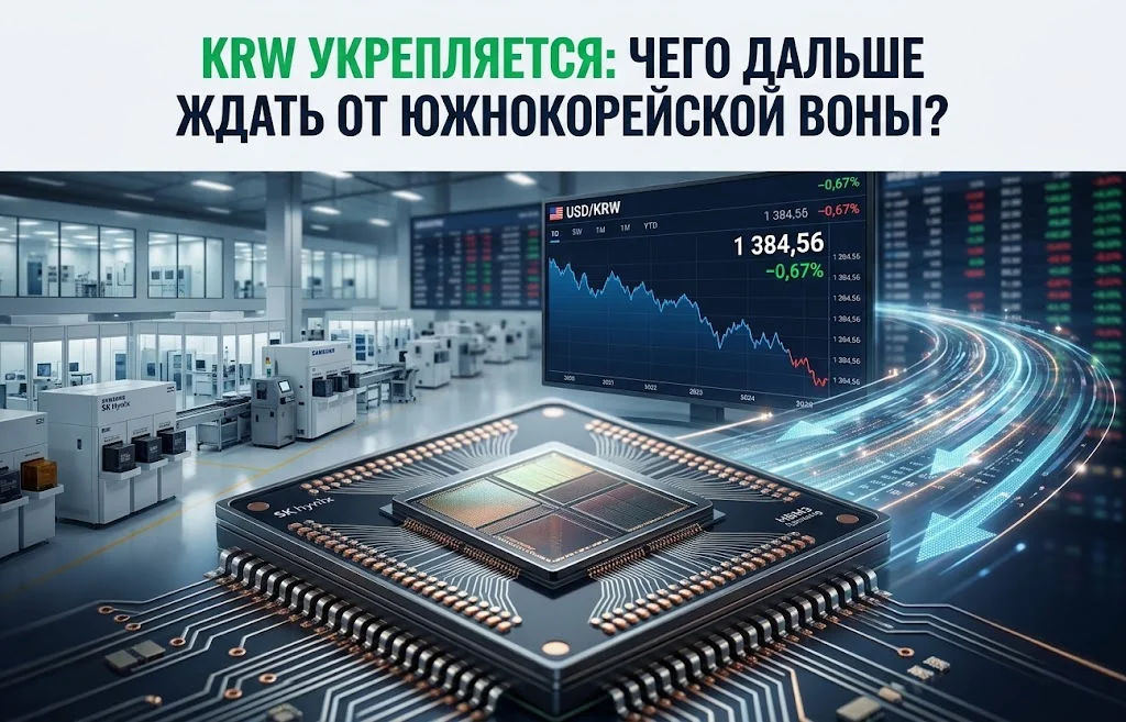 KRW укрепляется: выплаты чипмейкеров меняют рынок
