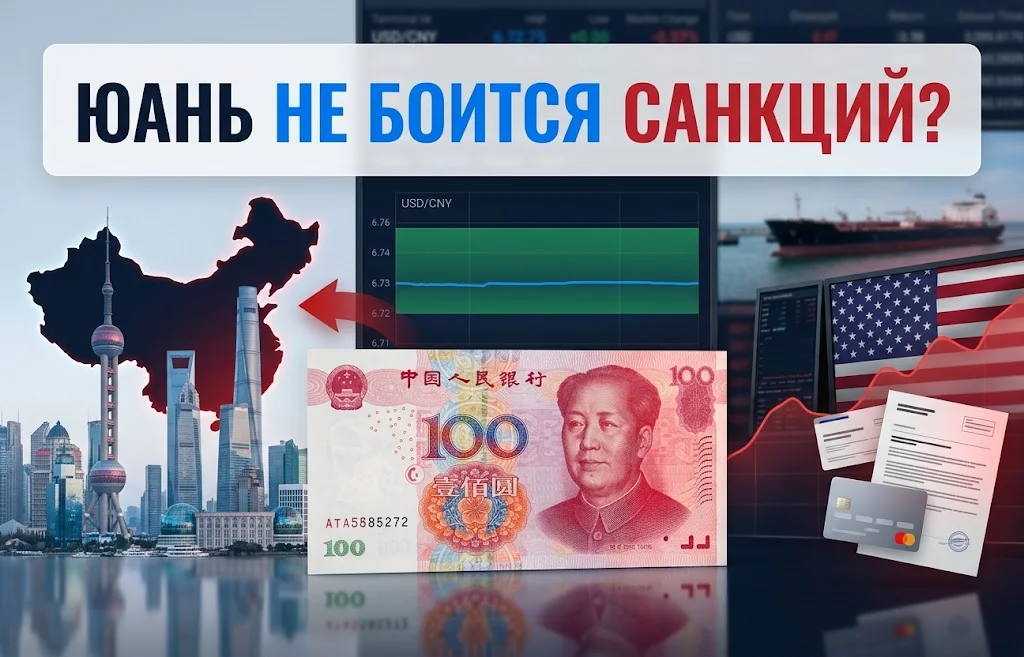 Курс китайского юаня игнорирует угрозу санкций США