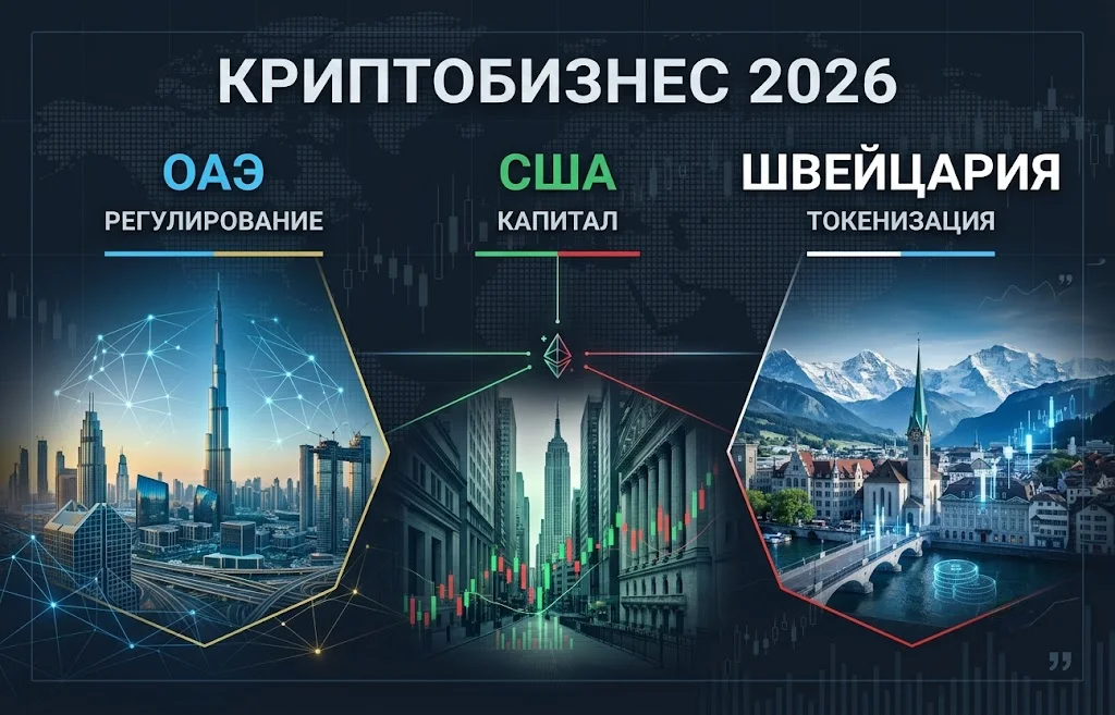 Лучшие страны для криптобизнеса в 2026 году