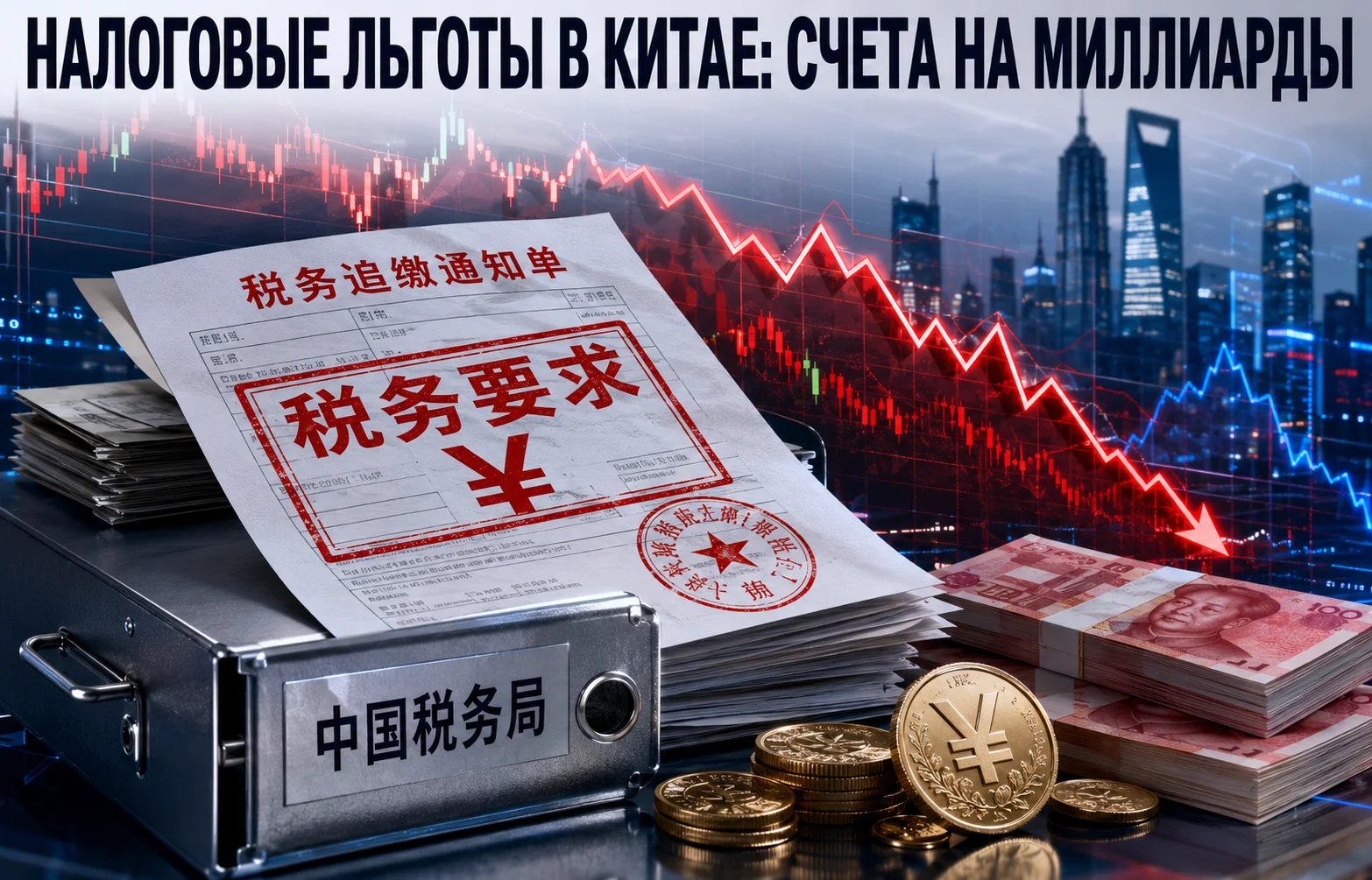 Налоговые льготы в Китае обернулись миллиардными счетами