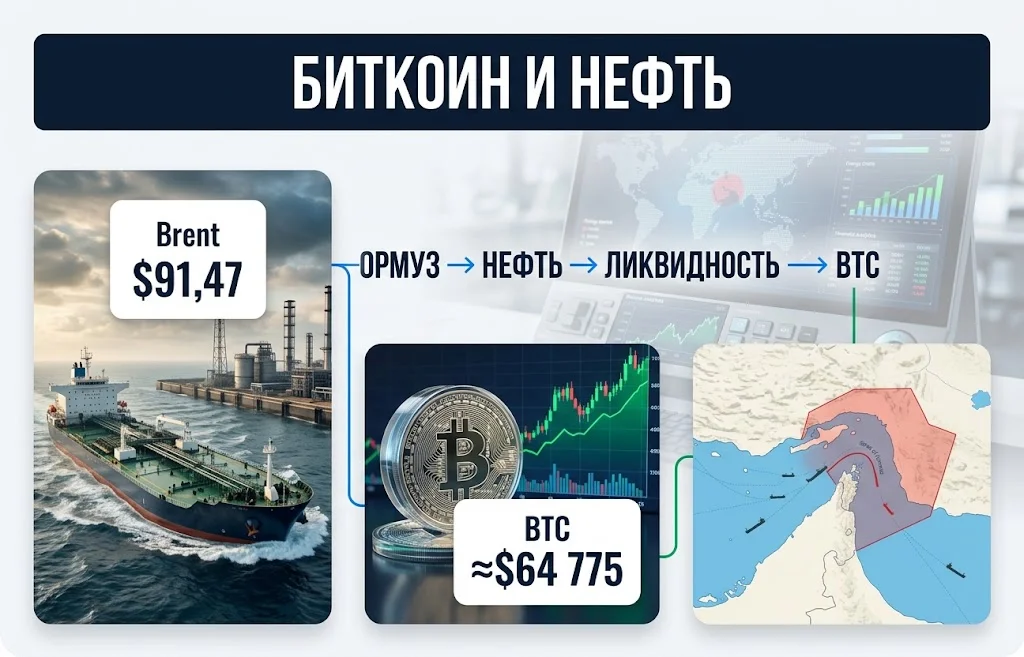 Биткоин и нефть: что изменит кризис в Ормузе?