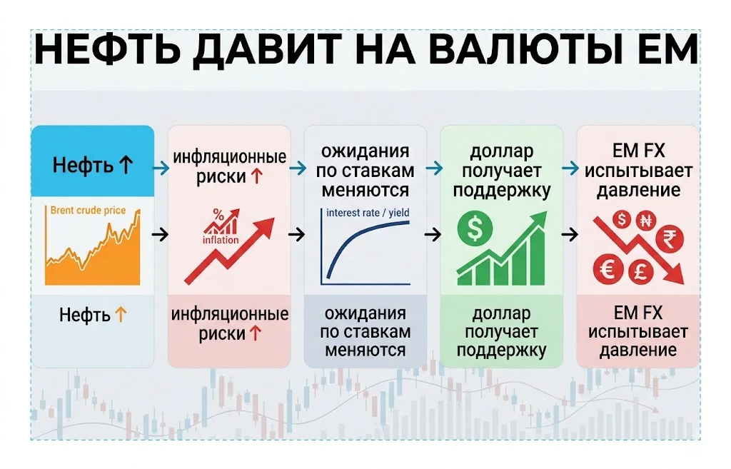 Нефть доллар em fx