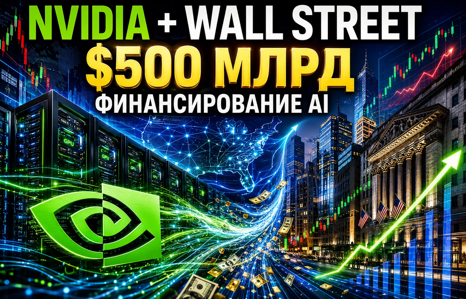 NVIDIA и Wall Street: $500 млрд для финансирования AI