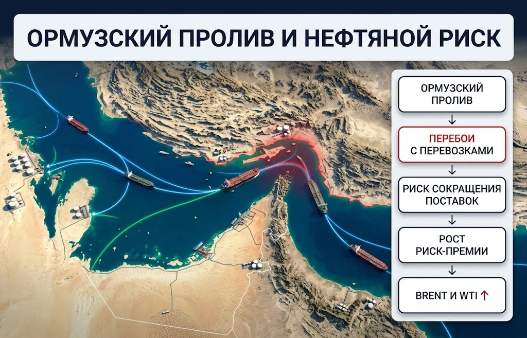 Биткоин и нефть: что изменит кризис в Ормузе? 1 Ормузский пролив как ключевой нефтяной маршрут