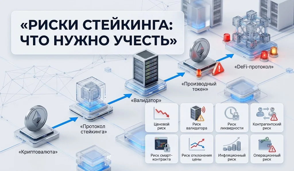 Торговые сессии Форекс: когда лучше торговать? 4 Инфографика показывает ценовой, технический, ликвидный и другие риски стейкинга криптовалют