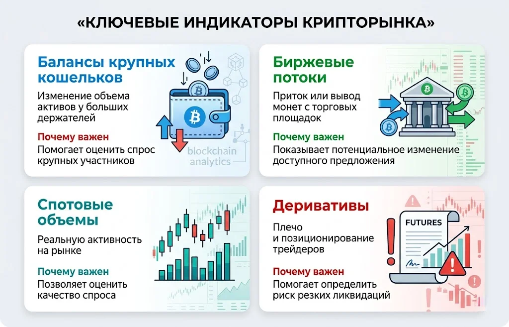 CryptoQuant: киты накапливают BTC, ETH и XRP — дно близко? 1 Почему крупные держатели покупают на слабом рынке
