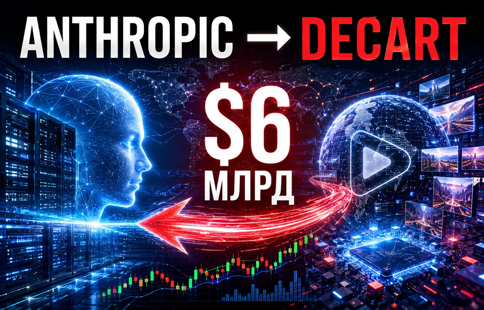 Покупка Decart: Anthropic готовит сделку на $6 млрд