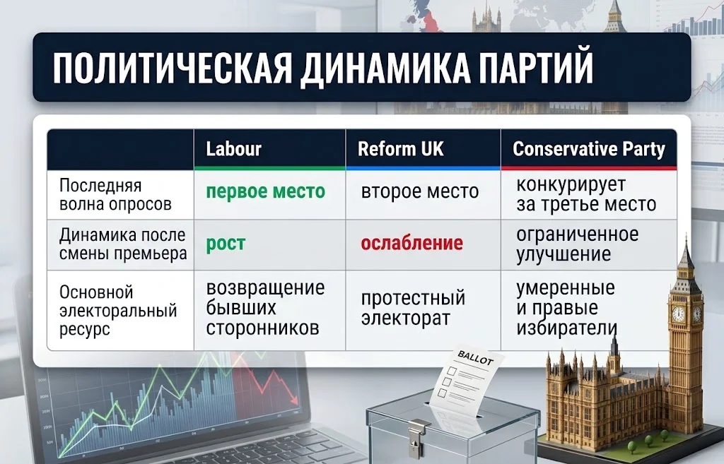 Энди Бернем меняет расклад сил в Британии 1 Политическая динамика партий