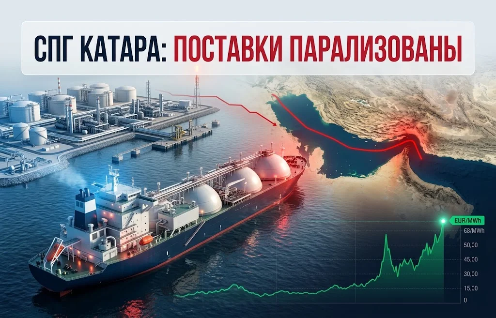 Поставки СПГ из Катара парализованы: газ снова под угрозой
