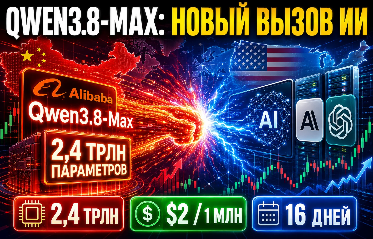 Qwen3.8-Max: Alibaba бросила вызов лидерам ИИ