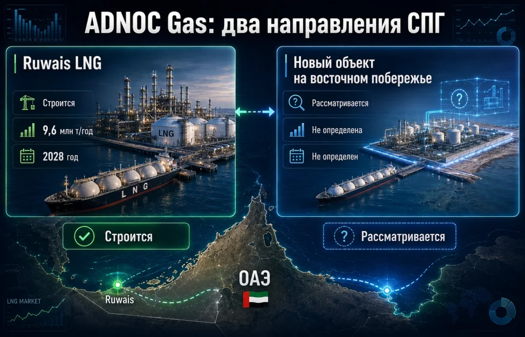 Ruwais lng и новый восточный проект