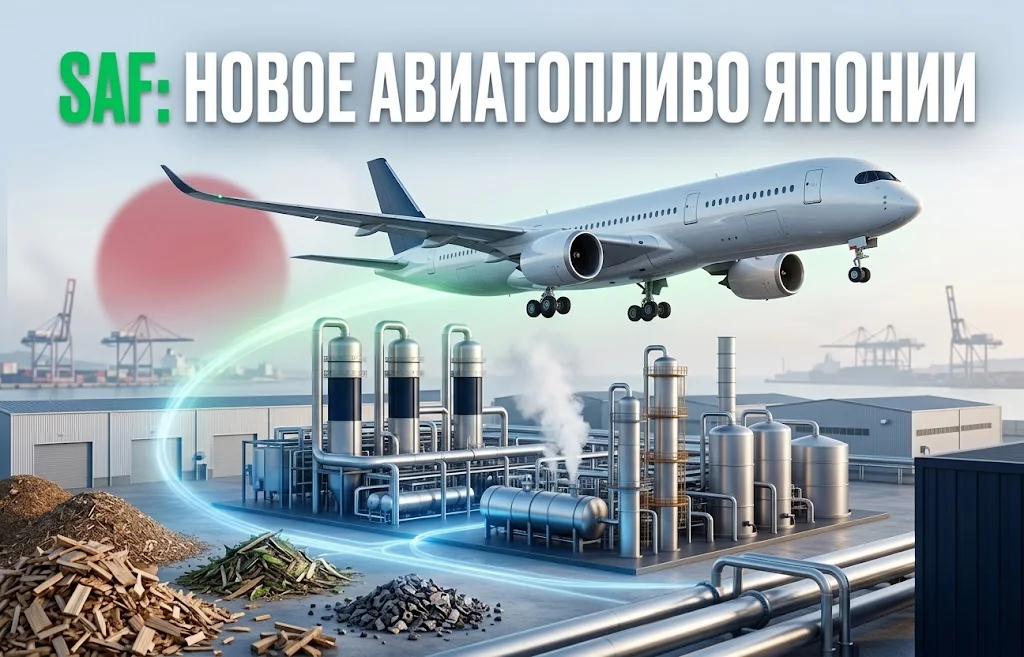 SAF в Японии: Sumitomo запускает новый топливный проект