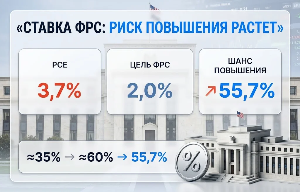 Ставка ФРС: шансы на сентябрьское повышение резко выросли