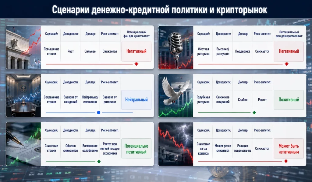 Торговые сессии Форекс: когда лучше торговать? 2 Сценарии решений fomc и реакция крипторынка