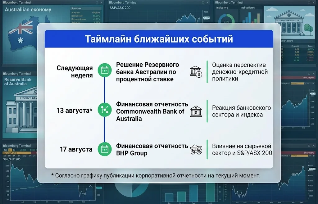 Таймлайн ближайших событий