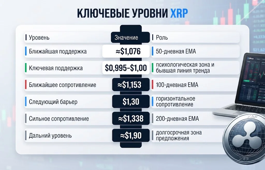 Технические уровни xrp для трейдеров