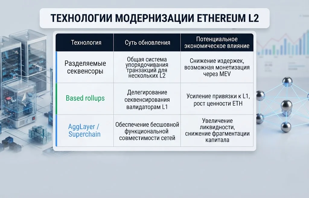 Технологии модернизации ethereum l2