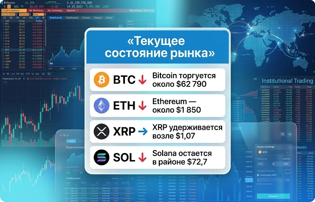 Дайджест криптоновостей за 03.08.2026: BTC, XRP, SOL и ETH 1 Текущее состояние рынка