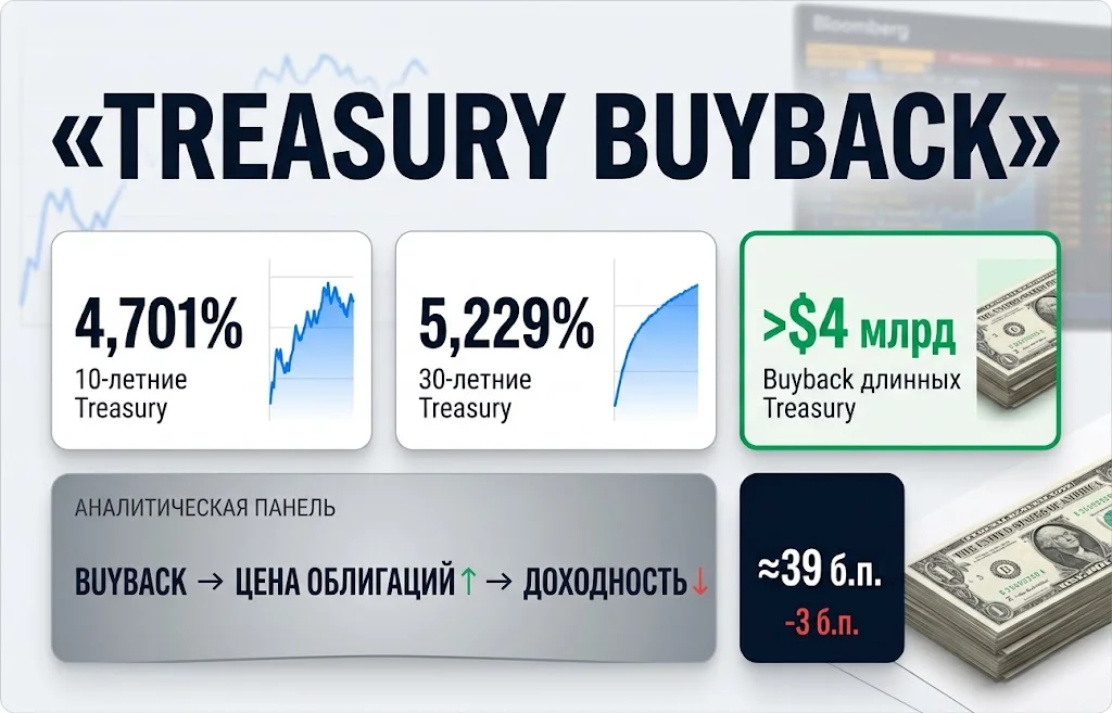 Выкуп облигаций США спровоцировал short squeeze
