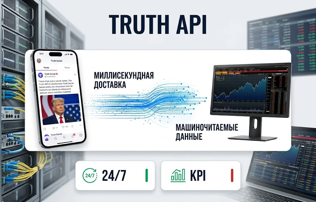 Truth API от Trump Media: зачем рынку доступ в миллисекундах?