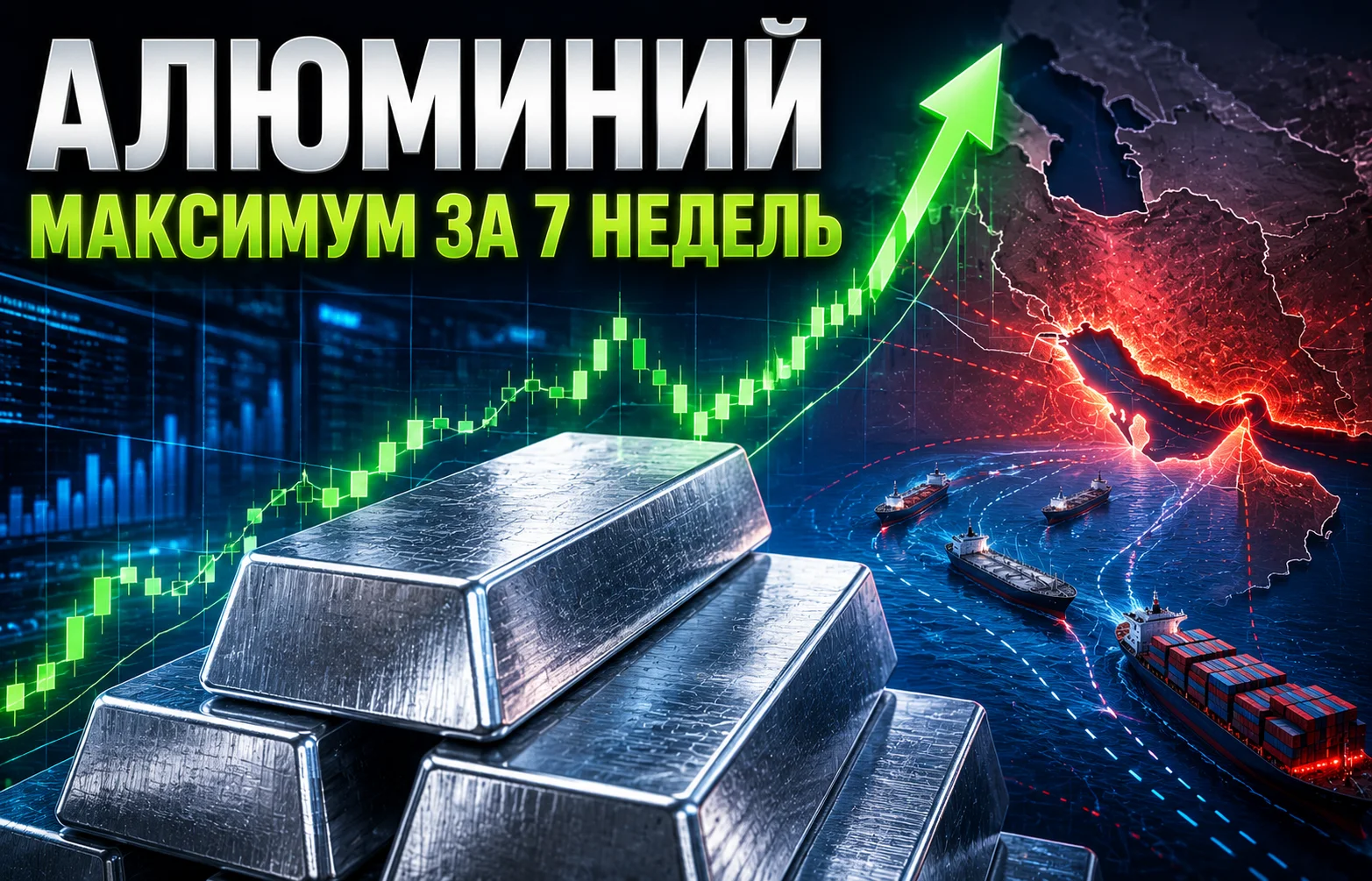 Цена на алюминий взлетела на фоне угрозы дефицита