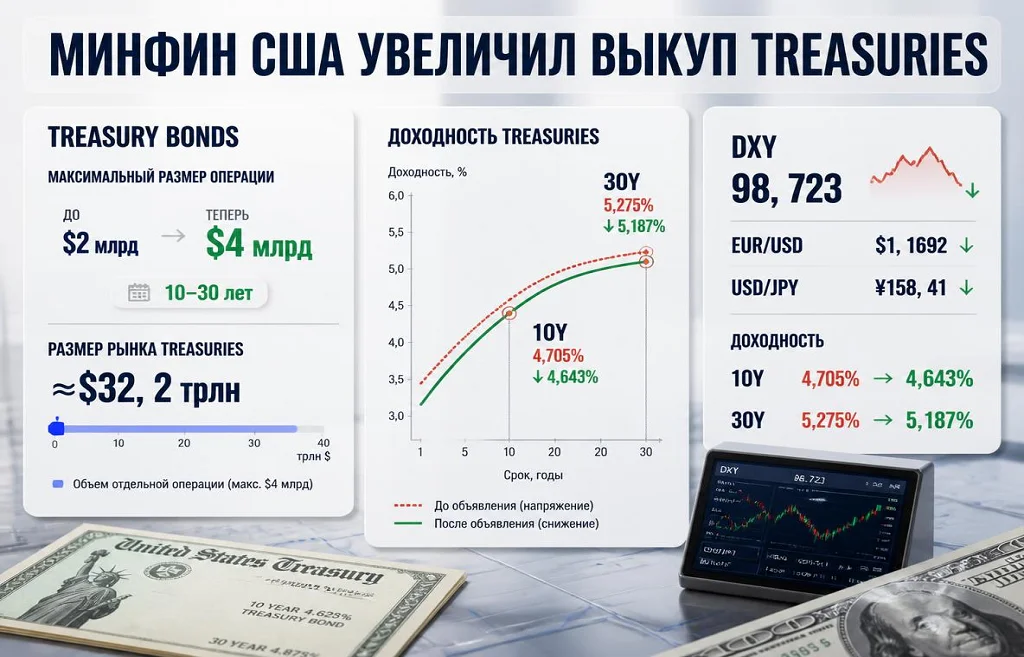 USD и облигации США: доллар оказался под ударом