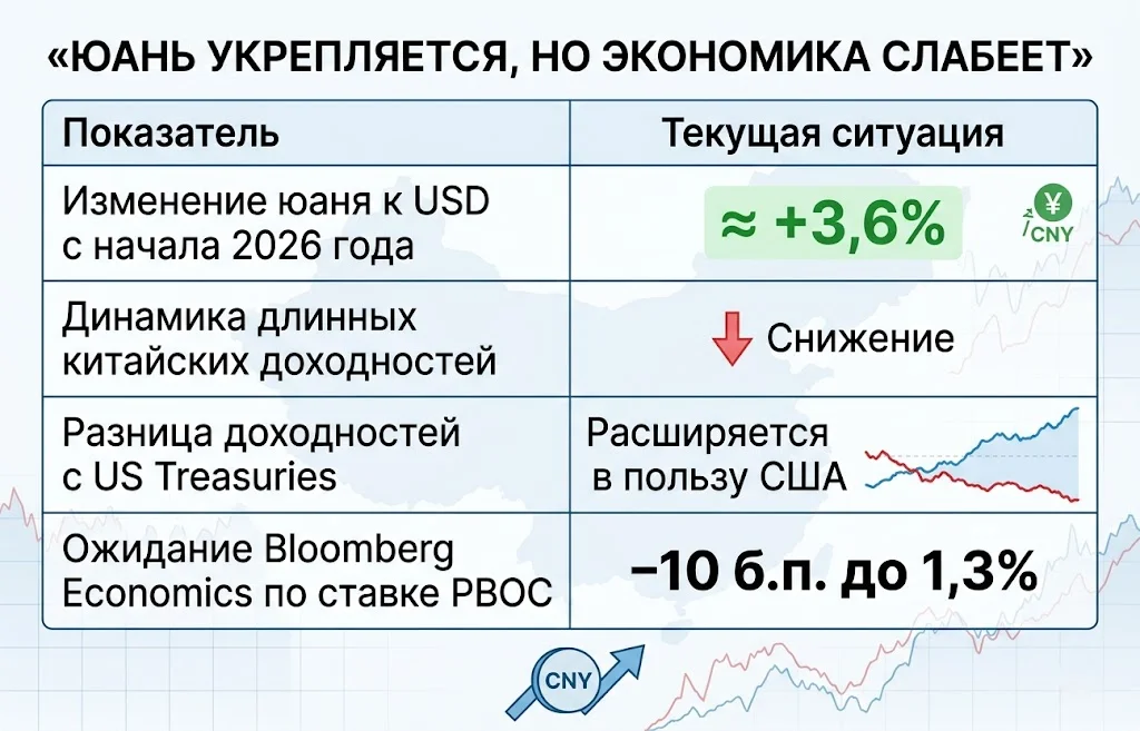 Юань и политика pboc