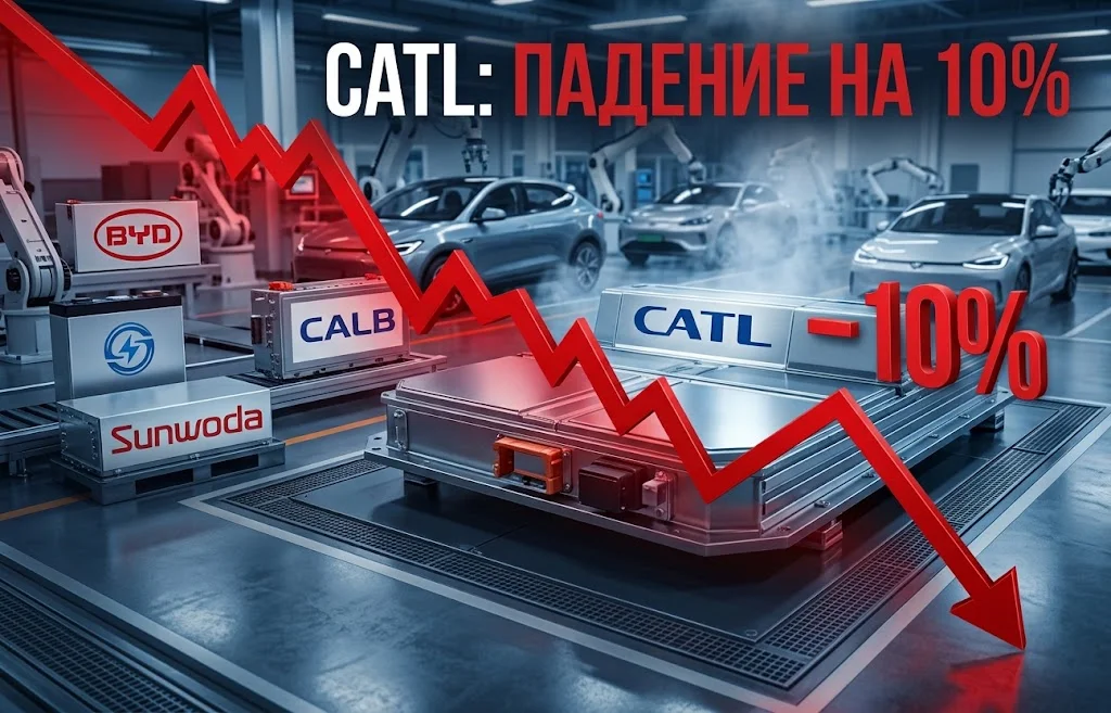 Акции CATL рухнули на 10%: инвесторов пугает прогноз