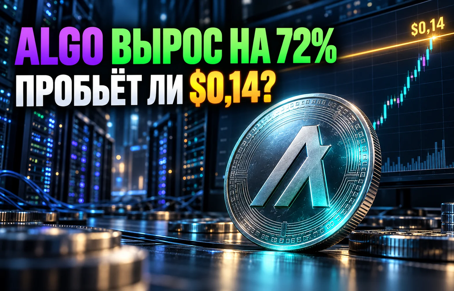 Algorand вырос на 72%: сможет ли ALGO пробить $0,14?