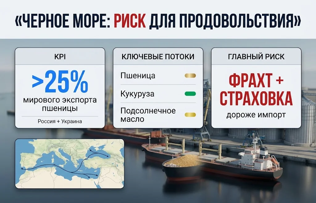 Блокада Черного моря грозит миру продовольственным кризисом