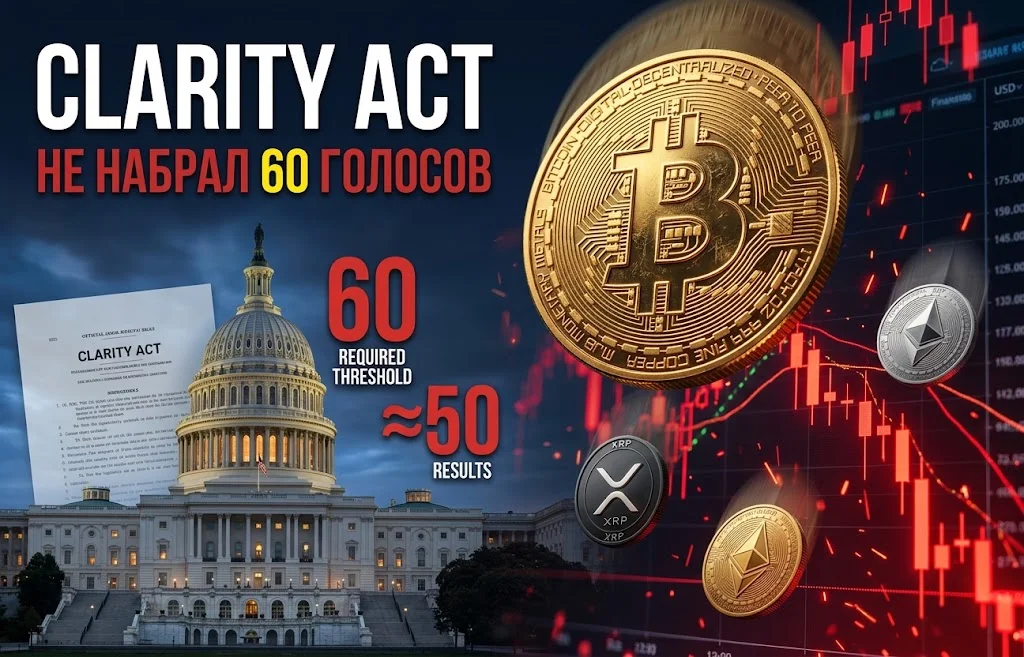 CLARITY Act не набрал достаточно голосов в Сенате США