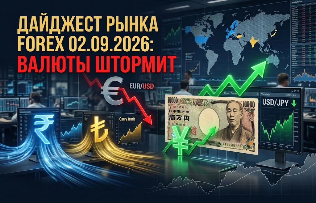 Дайджест финансового рынка за 02.09.2026: валюты штормит