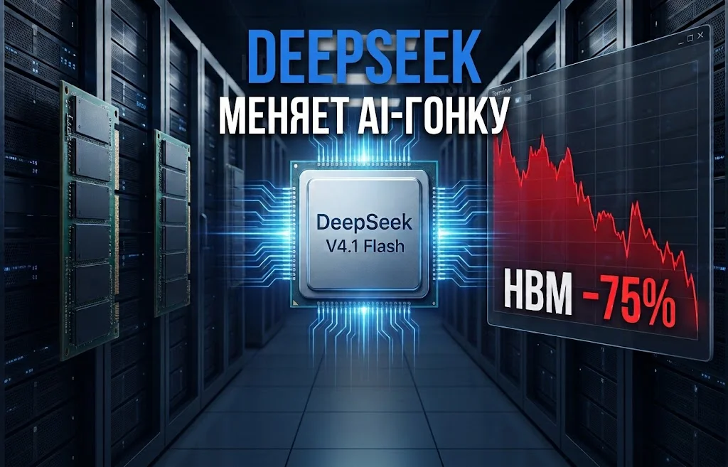DeepSeek V4.1 Flash меняет AI-гонку: чипмейкеры в шоке