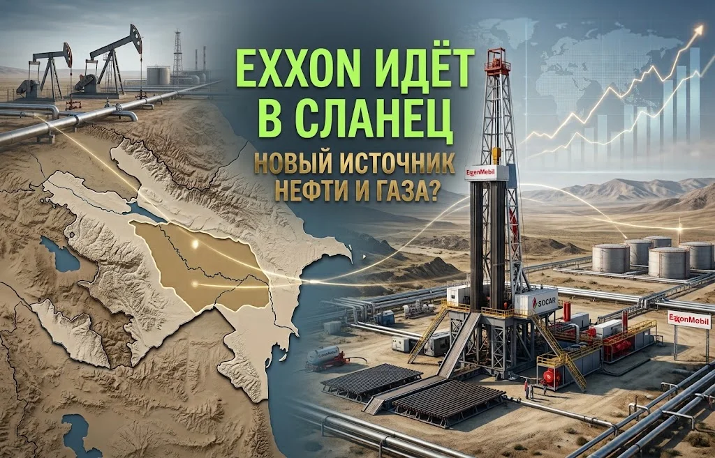 Добыча нефти и газа в Азербайджане: Exxon идёт в сланец