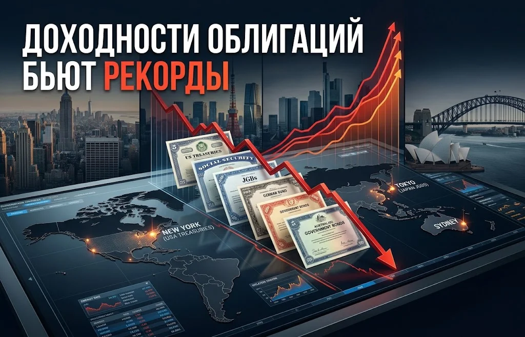 Глобальная распродажа облигаций: доходности бьют рекорды